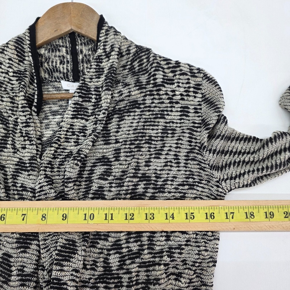 Cache Metallic Animal Print Cardigan Womens XS Dressy Open Front Evening Layer - Picture 11 of 13